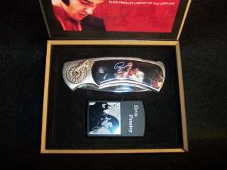 Elvis boxed knife / lighter set   MRA0045  