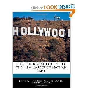   to the Film Career of Nathan Lane (9781241000455) Jenny Reese Books