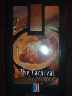 THE CARNIVAL EXPERIENCE HC SIGNED 2001 FIRST EDITION  