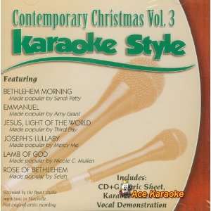  Daywind Karaoke Style CDG #3200   Contemporary Christmas 