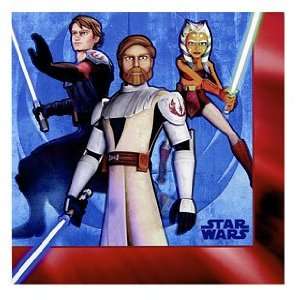  Star Wars The Clone Wars Lunch Napkins (16) Toys & Games