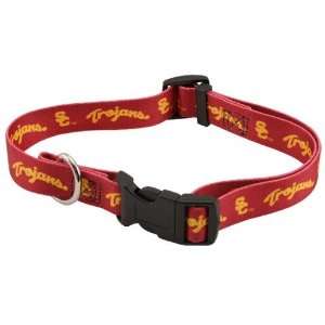  USC Trojans Cardinal Adjustable Pet Collar (Medium): Pet 
