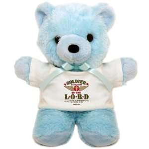  Teddy Bear Blue Soldier in the Army of the Lord 