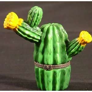    Desert Southwest Blooming Cactus Trinket Box phb: Home & Kitchen