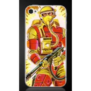  BLOWTORCH from G.I. Joe Vintage iPhone 4 Skin Decals x2 