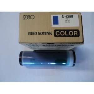 Riso S 4388 Ink Cartridge, Riso Kagaku Corporation Riso Soyink   Blue 