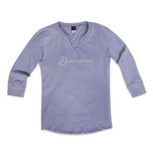  Mercedes Benz Womens V Notch T Shirt   LARGE: Automotive