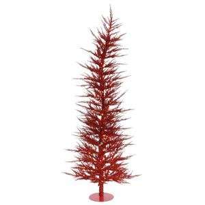 Vickerman 4 Foot Red Laser Christmas Tree:  Home & Kitchen