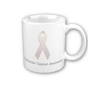  Testicular Cancer Awareness Ribbon Coffee Mug: Everything 