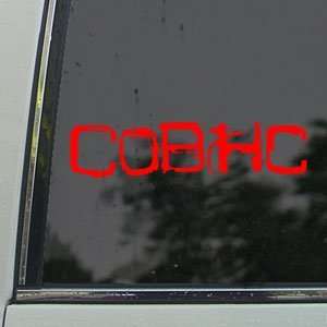  Children Of Bodom Hate Crew Red Decal COBHC Car Red 