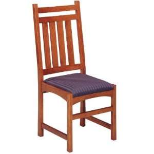   333 Armless Guest Visitor Side Wood Chair, Upholstered Seat Office