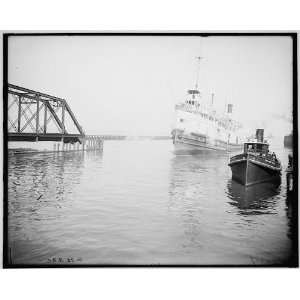  Str. City of Ottawa entering Cuyahoga Creek,Cleveland,Ohio 