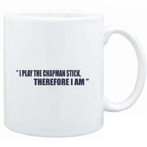  Mug White i play the guitar Chapman Stick, therefore I am 