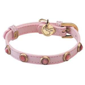  Pebbies Pink Cats Eye Dog Collar: Pet Supplies