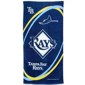  Tampa Bay Rays 30 x 60Navy Swirl Beach Towel: Sports 