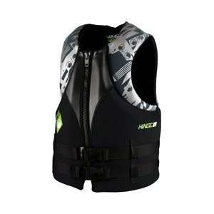  Liquid Force Mens Hinge CGA Life Vest 2011   Black/Red 