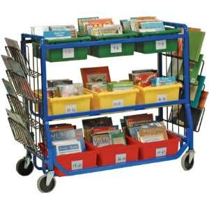    Library on Wheels   Nine Book Tubs & Book Display 