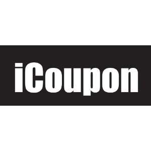  iCoupon Sticker Decal White 