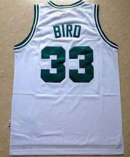 Larry Joe Bird Boston Celtics 33# Classics Thowback JERSEYS White 