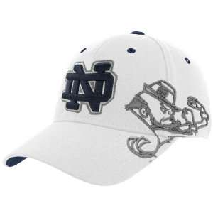   Notre Dame Fighting Irish White Bootleg One Fit Hat