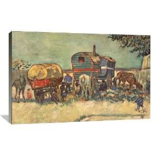  Gypsy Camp   Gallery Wrapped Canvas   Museum Quality  Size 