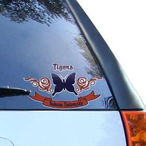  Tigers Navy Blue Orange 10 Butterfly Car Decal: Sports & Outdoors