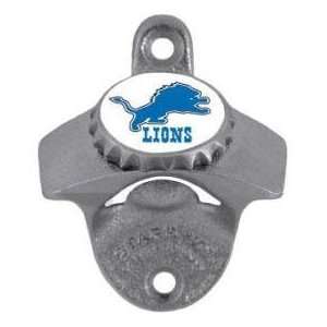    Detroit Lions Wall Mounted Bottle Opener: Sports & Outdoors