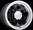   style 171 Wheels Rims 15x10, 6x5.5 Black w/ Mach lip & Clearcoat