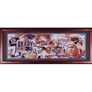  Tom Brady Panoramic   Framed