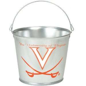 Virginia Cavaliers Bucket: 5 Quart Galvanized Pail:  Sports 