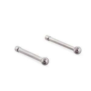  Nose Bone with Steel Ball, 18ga, Pack of 10 Everything 