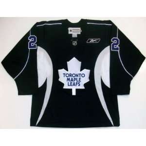  Luke Schenn Toronto Maple Leafs Black Rbk Jersey   Large 