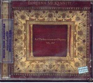 LOREENA MCKENNITT, A MEDITERRANEAN ODYSSEY. FACTORY SEALED 2 CD SET 