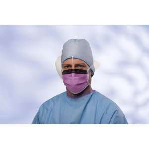  Fluid Resistant Surgical Face Masks with Eyeshield Qty 
