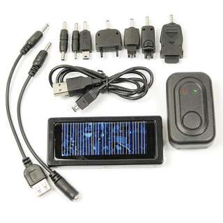 Solar Power Panel Battery Charger + Adapter F MP3 Phone  