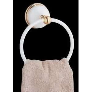  Towel Rings White Brass, Towel Ring: Home Improvement