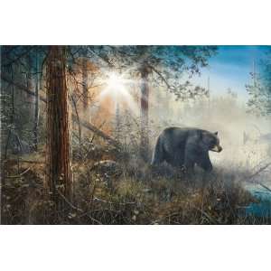  Shadow in the Mist Signed and Numbered Bear Print 