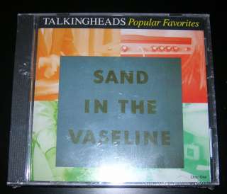 Talking Heads: Sand Vaseline SEALED CD David Byrne 075992676021  