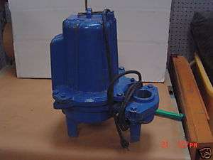 Blue Angel sewage pump  