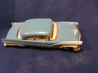 Original 1955 Ford Victoria Hardtop promo model. Two Tone blue coupe 