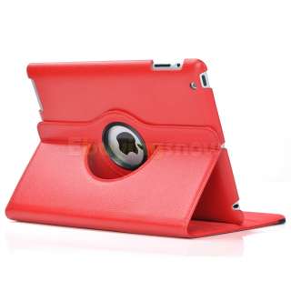   Cover Stand Case+Screen Film+Stylus for The New iPad 3/2  