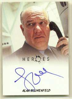 HEROES ALAN BLUMENFELD as MAURY PARKMAN AUTOGRAPH  