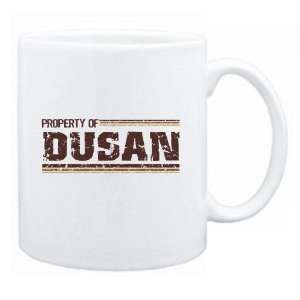  New  Property Of Dusan Retro  Mug Name: Home & Kitchen