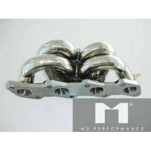   S14 KA24 Stainless Steel Turbo Exhaust Top Mount Manifold: Automotive