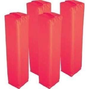Goal Line Markers   Set of 4   Red, Set of 4   Football Practice 