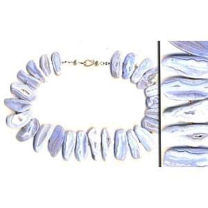  Blue Lace Agate Necklace: Arts, Crafts & Sewing