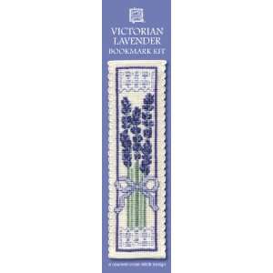   Victorian Lavender Counted Cross Stitch Bookmark Kit: Toys & Games