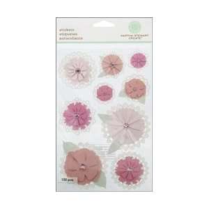  Martha Stewart Stickers Doily Tag Flower; 3 Items/Order 