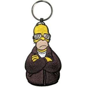  Simpsons Homer Biker Embroidered Keychain Toys & Games