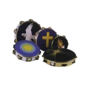  Religious Themed Tambourines Musical Instruments